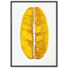 Yellow Gyotaku Coffee Bean Print
